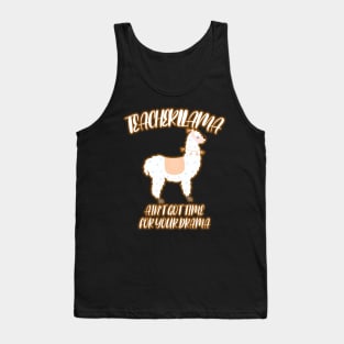 Teacher Llama Tank Top